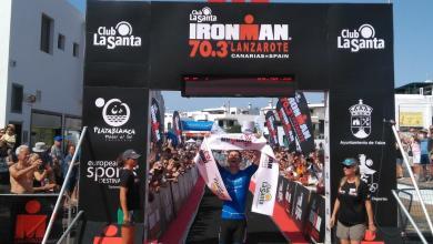 Frederick Funk remporte l'IRONMAN 70.3 Lanzarote