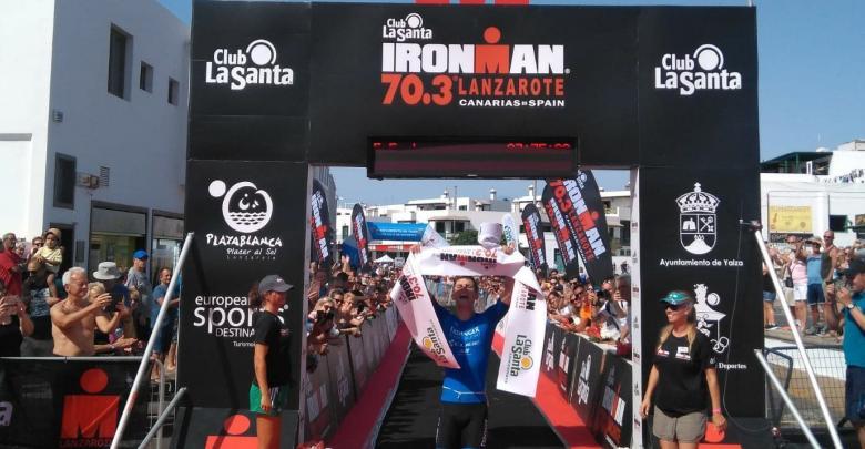 Frederick Funk remporte l'IRONMAN 70.3 Lanzarote