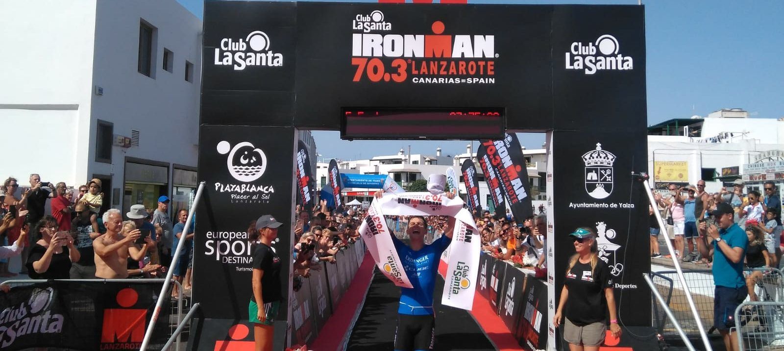 Frederick Funk gana el IRONMAN 70.3 Lanzarote