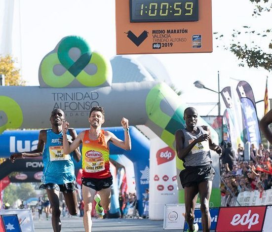 hiki Perez has achieved the second best time in the history of a Spaniard in the distance.