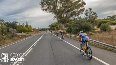 Fahrradsektor Isla Canela Triathlon Guadiana