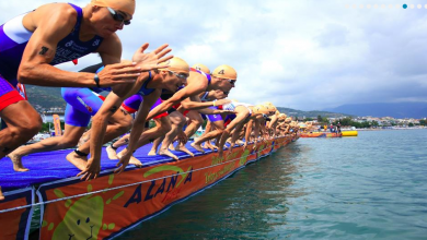 Abfahrt Europacup Triathlon Alanya