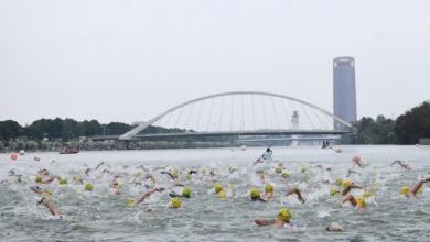 Triathlon de natation à Séville