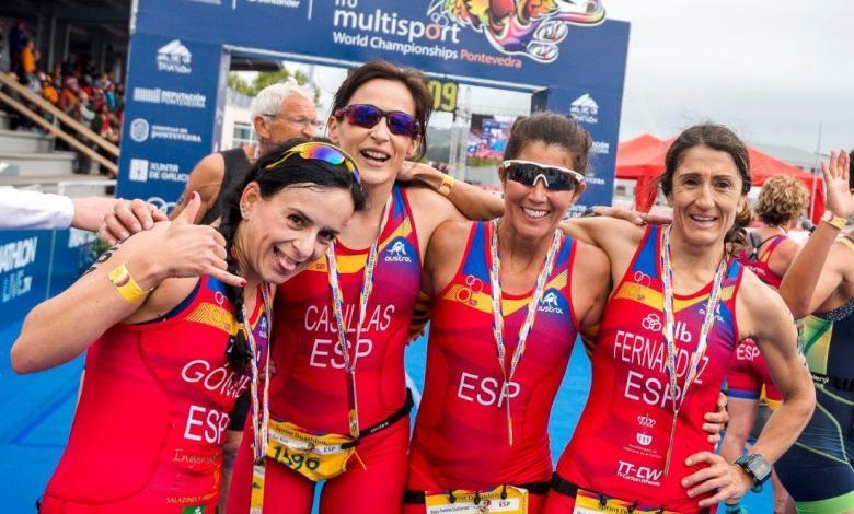 Spanish age groups in the Pontevedra World Cup goal