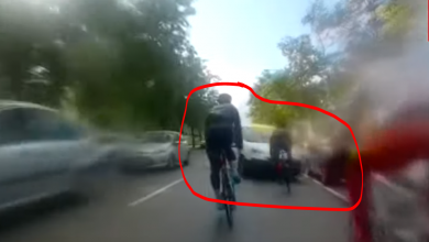 Caputra accidente ciclista Camí dels Reis