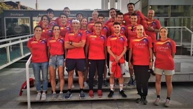 Selección española e triatlón