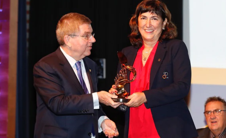Marisol Married prize of Olympic Values 2019