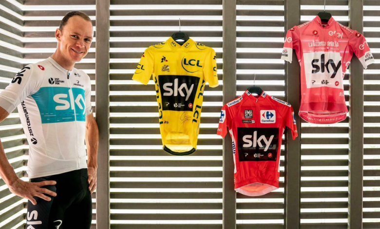 Chris Froome auction three jersey of the big laps for a good cause