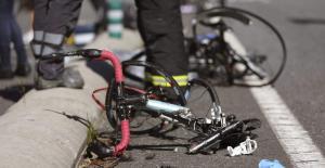 Arquivo de imagens, acidente de bicicleta