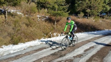 Combate o frio no treinamento de bicicleta