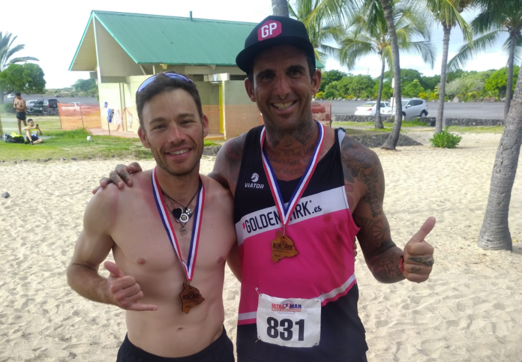 Marc Puig y Josef Arjam en el Campeoanto del Mundo Ultraman