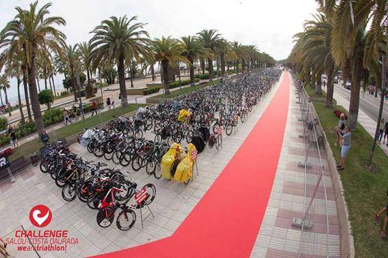 zona de boxes del Challenge salou