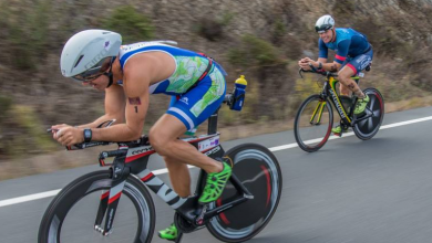 Setor de ciclismo de um teste da Byon Sport