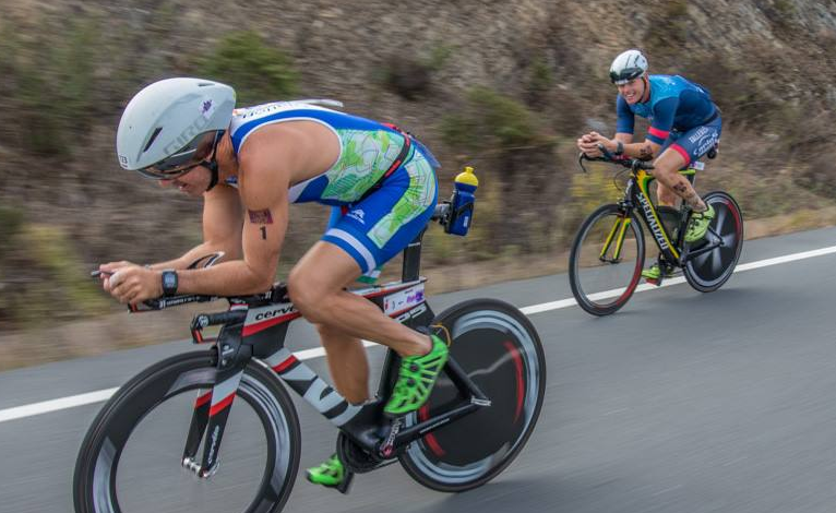 Setor de ciclismo de um teste da Byon Sport