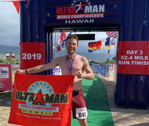 Mar Puig em segundo no Ultraman Hawaii 2019