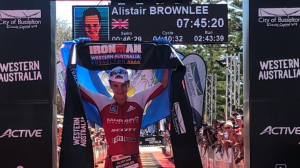 Alistair Brownlee wins the IRONMAN Westerm Australia