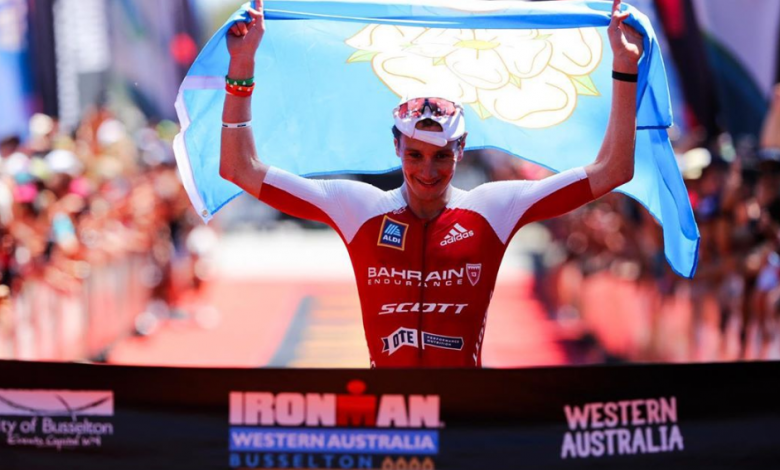 Alistair Brownlee winning the IRONMAN Western Australia