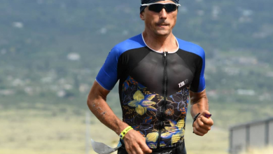 Sergio Marques in gara all'IRONMAN Hawaii 2020