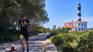 Carrera a pie en el Triathlon portocolom