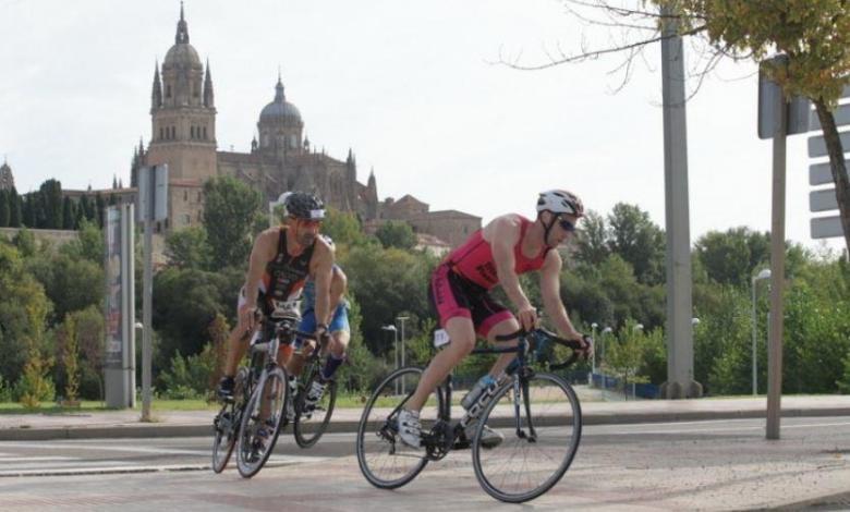 Segmento de ciclismo do triatlo de Salamanca