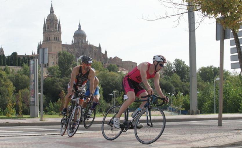 Segmento ciclista del Triatlón Salamanca