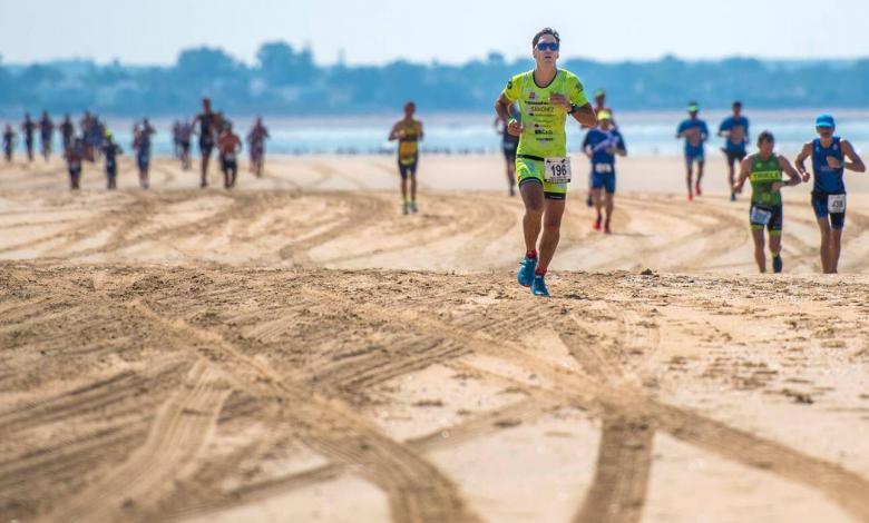 Fußrennen der Doñana Challenge