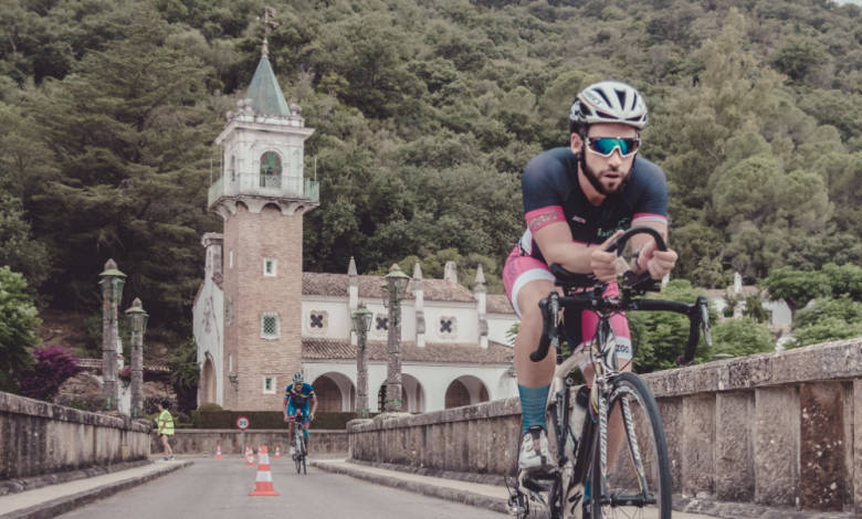 Segmento ciclista del Triatlón Janda y Sierra