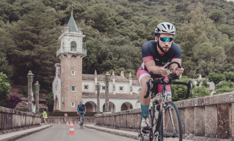 Segmento ciclistico del Janda y Sierra Triathlon