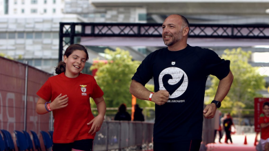 The Parents & Kids Aquathlon in the Challenge Lisboa