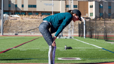 Entrenamiento de series en pista de Gwen Jorgensen