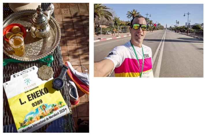 Mezza maratona di Eneko Llanos Marrakech