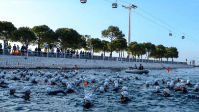 Início da natação no Challenge LIsboa