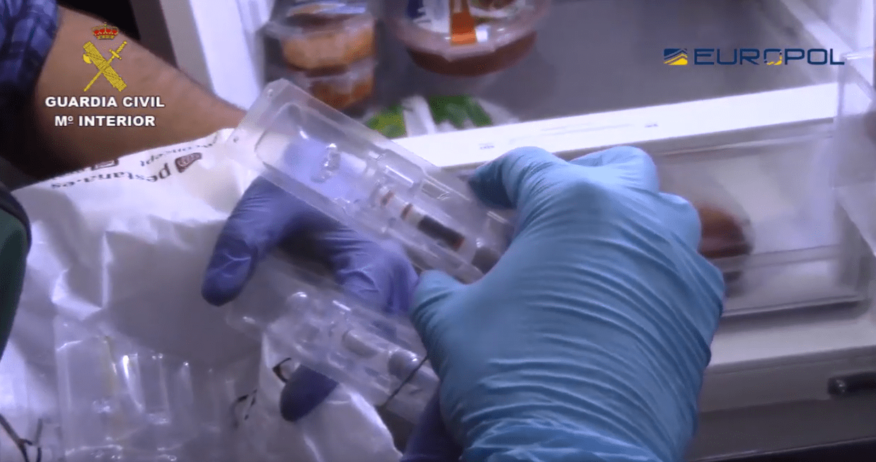 Captura inyectables EPO en la operación Hipoxianet