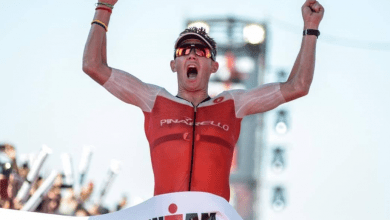 Cameron Wurf winning the IRONMAN ITALY