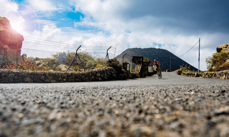 Radsportsegment des IRONMAN Lanzarote