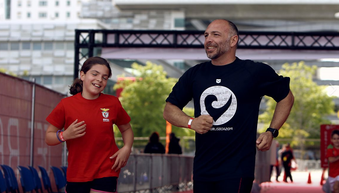 Der Parents & Kids Aquathlon in der Challenge Lisboa