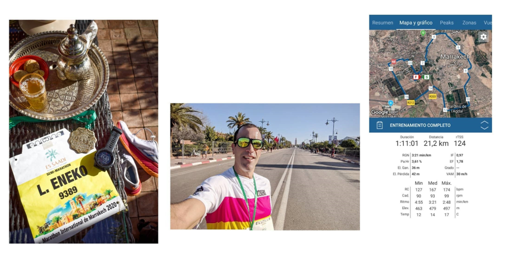 resultados Eneko Llanos media maratón Marrakech