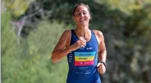 Judith Corachán Dritte im Halbmarathon von Sitges