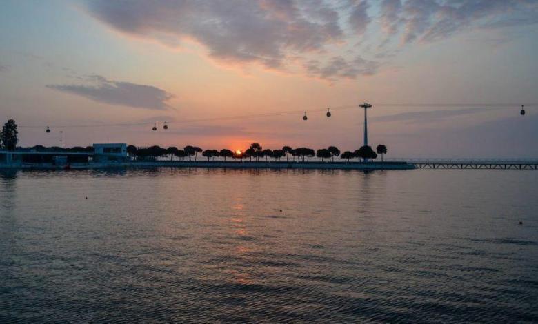 Artificial lake of Challenge Lisboa