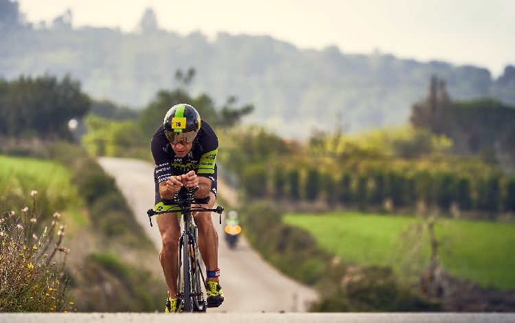 Rafa Babot/ Segmento ciclistico del Triathlon di Portocolom