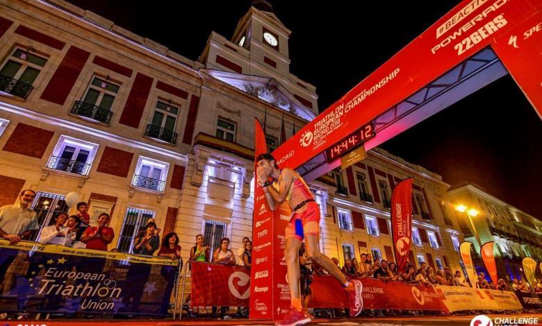 Meta del Challenge Madrid en la Puerta del Sol