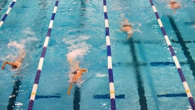 Entraînement de natation à vitesse maximale