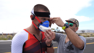 Lionel Sanders preparando el IM Kona en Hawaii