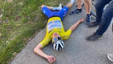 Remco Evenepoel beim Aufstieg nach Malhao