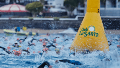 Mudança de natação IRONMAN Lanzarote