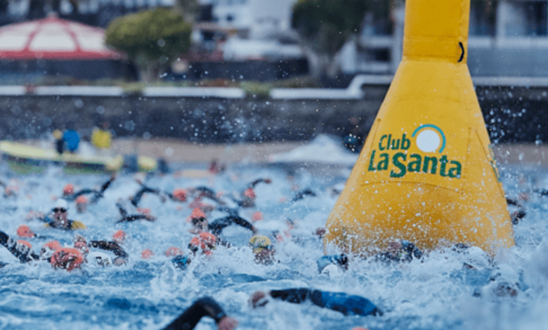 Ändern Sie schwimmen IRONMAN Lanzarote