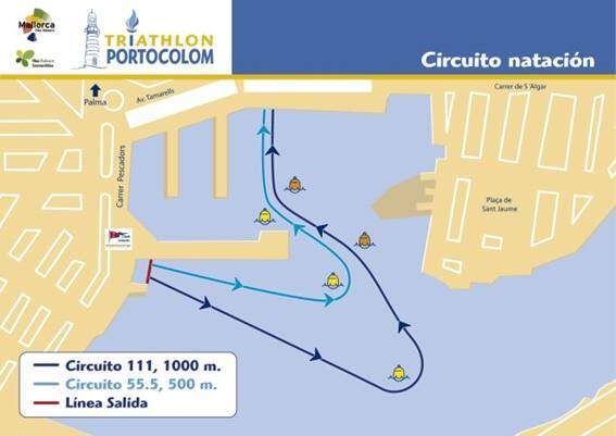 El Triatlón Internacional de Portocolom, 2 distancias a elegir en octubre - Noticias Triatlón Segmento natación Triathlon Portocolom