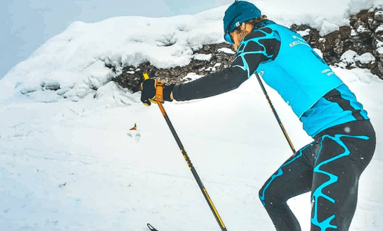 Cheveux Osoro en triathlon d'hiver