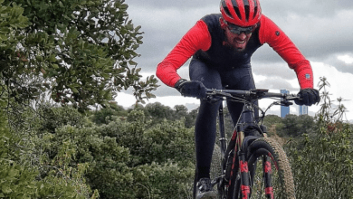Alberto Contador sobre la BTT