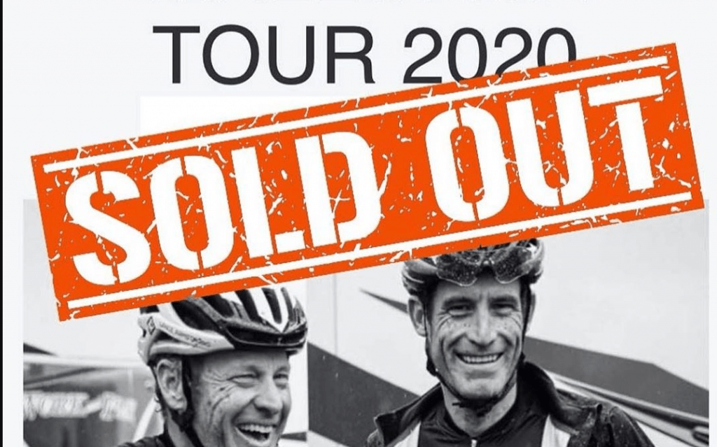 Cartel de “Sold Out” del Tour Mallorca de Lance Amstrong